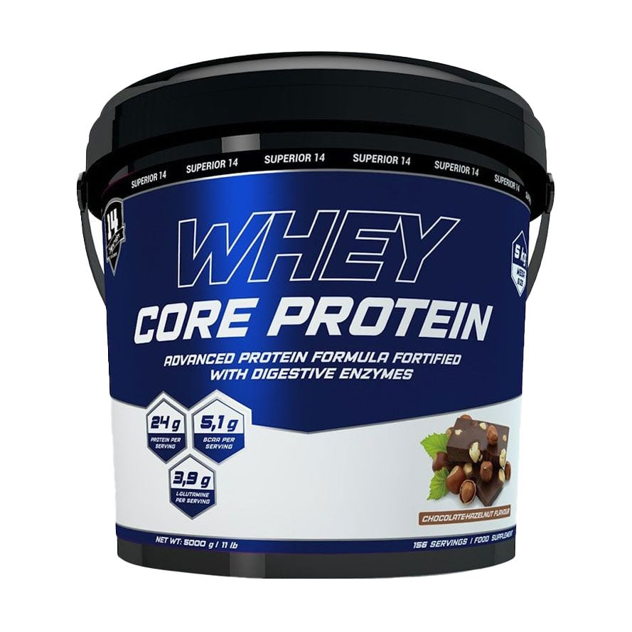 Протеїн Superior14 Whey Core Protein Шоколад-фундук, в порошку, 5 кг